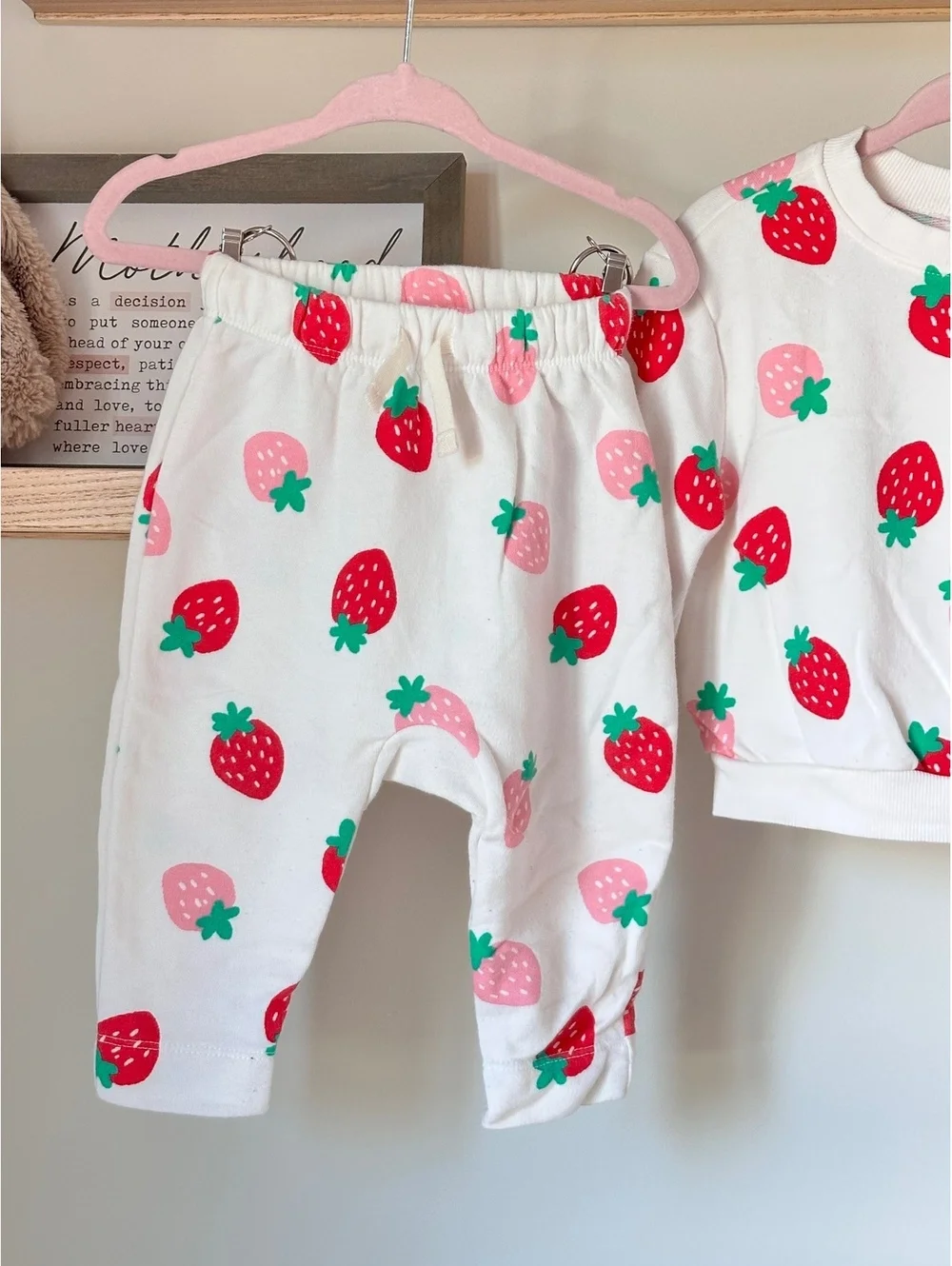 Old Navy Strawberry Set Sz 6-12m